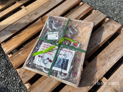 Quantity of (30) Heavy Duty D-Ring Shackle Set (Unused)