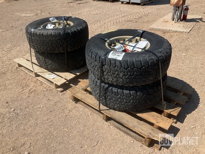(4) BF Goodrich 37X12.50R17LT All-Terrain T/A KO2 Tires w/Wheels