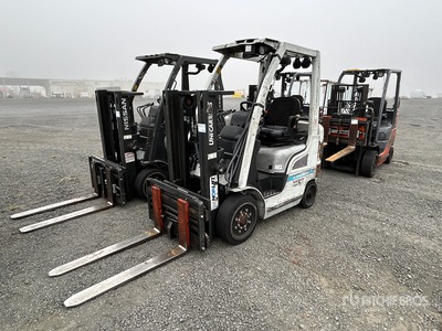 2014 Nissan CF40LP 4000 lb Cushion Tire Forklift