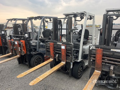 2014 Nissan CF40LP 4000 lb Cushion Tire Forklift