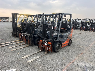 2014 Toyota 8FGCU20 3450 lb Cushion Tire Forklift