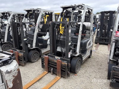 2014 Nissan CF40LP 4000 lb Cushion Tire Forklift (Inoperable)