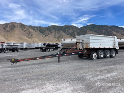 2000 Williamsen 18 ft Quad/A Pup Dump Trailer