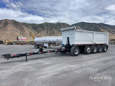 2011 Beall 22 ft 5/Axle Dog Pup Pup Dump Trailer
