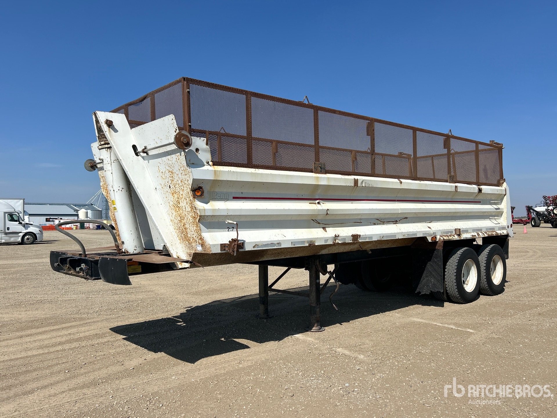 2007 Renn SL2900 28 ft T/A End Dump Trailer