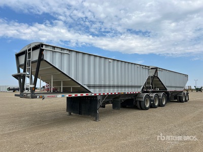 2013 Doepker 27 ft Super B-Train Lead Belly Dump Grain Trailer