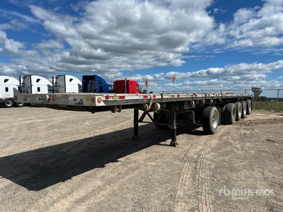 2009 Manac 50 ft 5/Axle Remorque à plateau