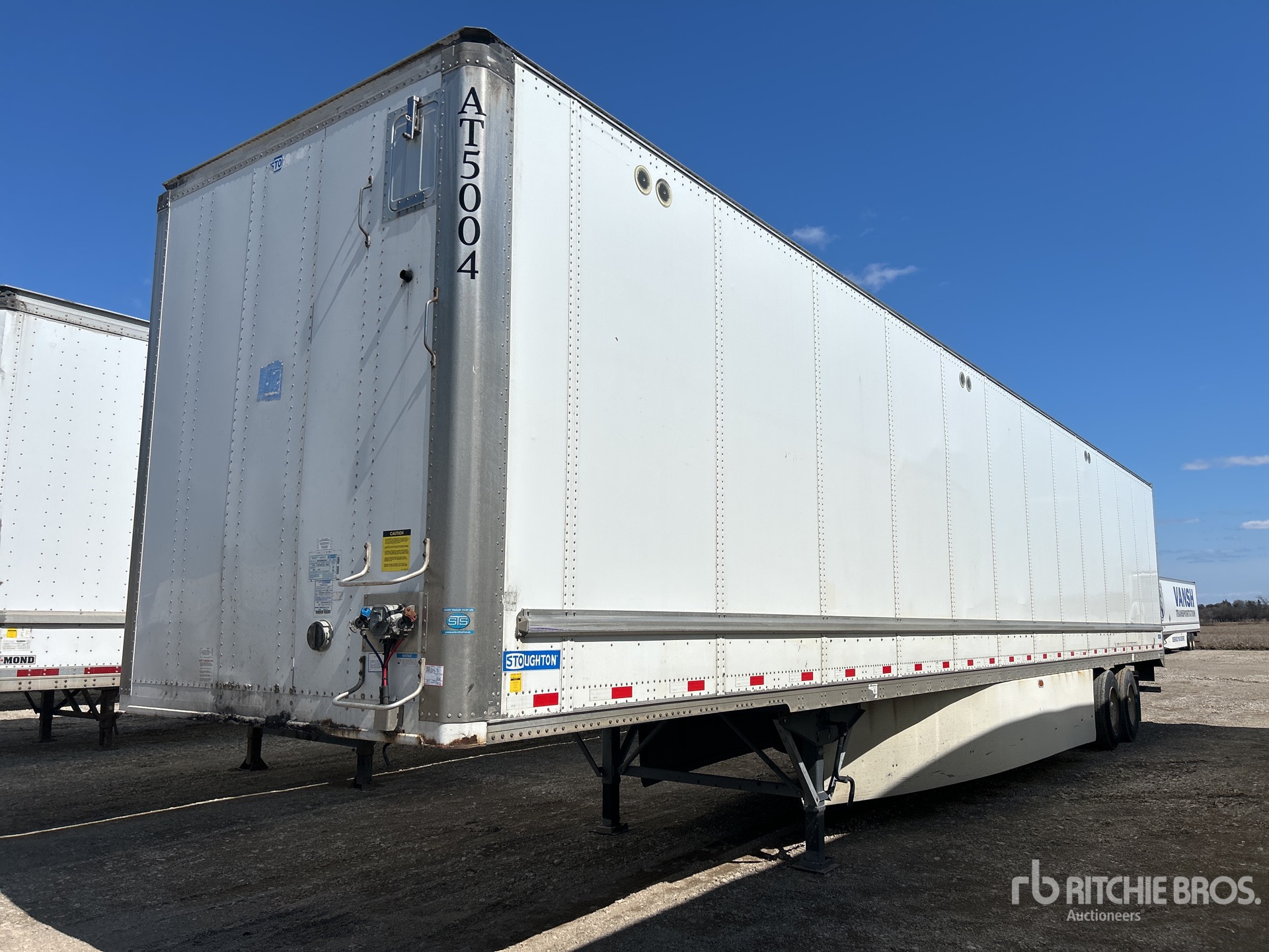 2017 Stoughton 53 ft x 102 in T/A Van Trailer