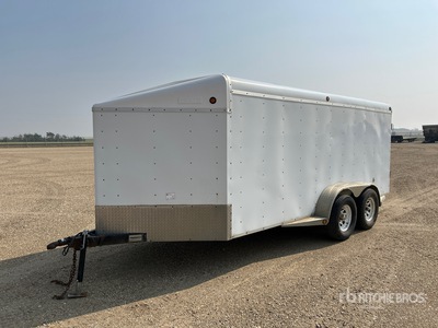 2005 Norte Cargo 16 ft T/A V-Nosed Enclosed Trailer