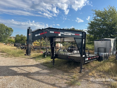 2022 Pratt EZ2480 24 ft Tri/A Ground Load Trailer