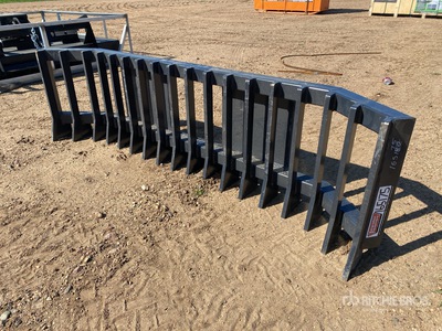 EXEQ 2200 mm Skid Steer Stick Rake (Unused)