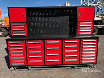 EXEQ 2850 mm 40-Drawer Établi de travail (Unused)