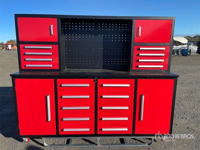 EXEQ 2200 mm 18-Drawer Établi de travail (Unused)