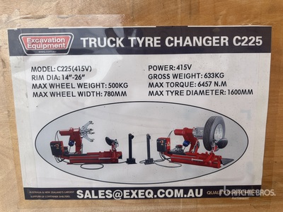 EXEQ C225 Heavy Duty Truck Maquina de ruedas (Unused)