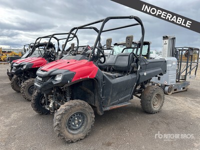 Honda Pioneer 4x4 Utility Vehicle (Inoperable)