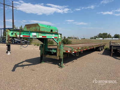 2014 Lucon 39 ft T/A Gooseneck Rimorchio portacontainer