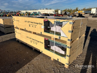2025 KJ K4230W 42 ft x 30 ft Metal Storage Shed (Unused)