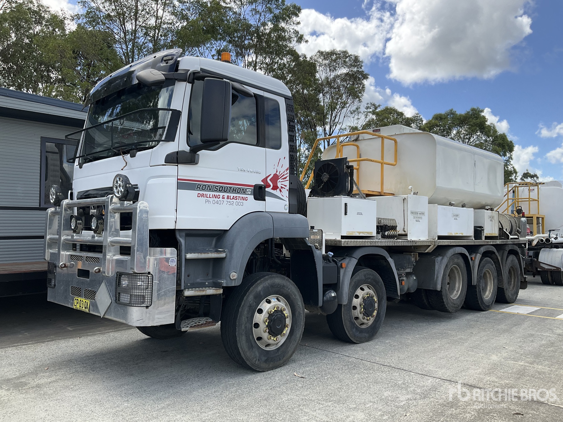2015 MAN TGS 41.480 10x8 Twin-Steer Explosives Emulsion Truck