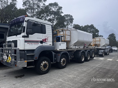 2007 MAN TGA 35.480 10x8 Twin-Steer Camion de emulsion de explosivos