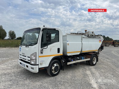 Isuzu P75 4x2 Müllabfuhrwagen (Inoperable)