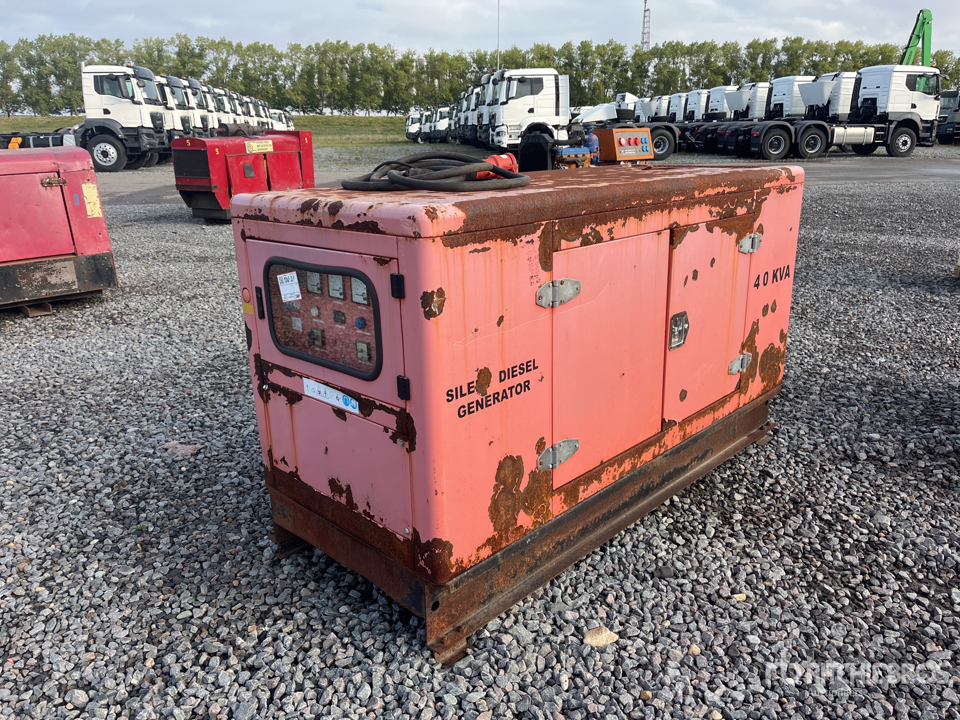 2014 Silent GF3 40 KvA Generator Set