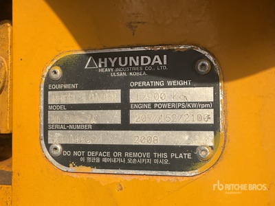 2008 Hyundai HL760 Wheel Loader