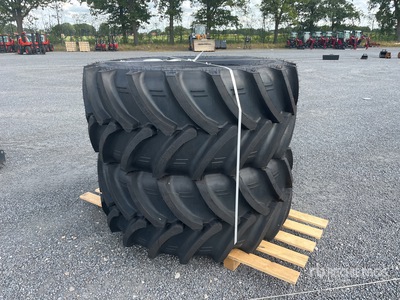 Quantity of (2) Nortec 600/70R30 Tyres (Unused)