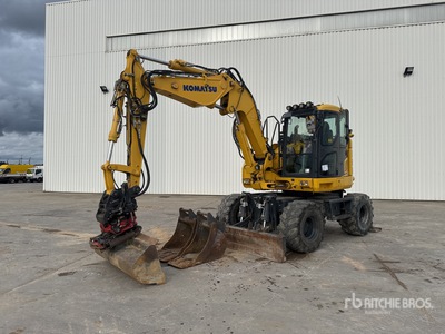 2020 Komatsu PW118MR-11 Pelle Sur Pneus Wheel Excavator