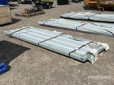 Quantity of (100) SKLP SKL100 9 ft 10 in x 36 in Galvalume Steel Sheets (Unused)