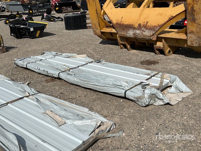 Quantity of (100) SKLP SKL100 9 ft 10 in x 36 in Galvalume Steel Sheets (Unused)