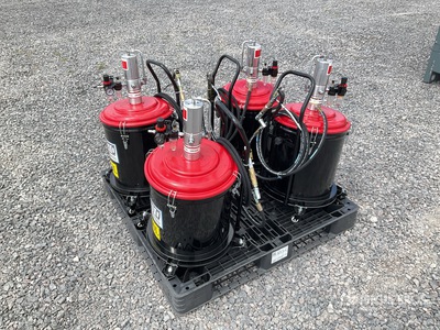 Quantity of (4) 2025 Mato 40L Lote de Bombas de Grasa (Sin Usar) / Pneumatic Grease Pump Varios, herramientas manuales (Unused)