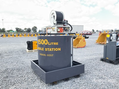 2025 D1500DC 1500 L Skid Mounted Steel Diesel Tanque para Combustible (Sin Usar) / Fuel Tank (Unused)