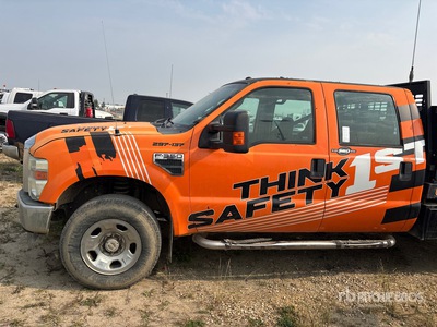2008 Ford F-350 XLT 4x4 Crew Cab Flatbed Truck (Inoperable)