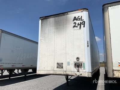 2001 Stoughton 53 ft x 102 in T/A Caja Seca / Van Trailer