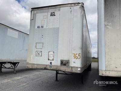 2002 Trailmobile 53 ft x 102 in T/A Caja Seca / Van Trailer