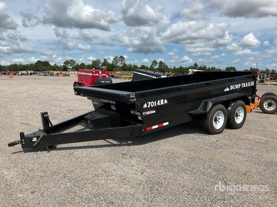2026 Industrias America 7014R 14 ft T/A Dump Utility Trailer