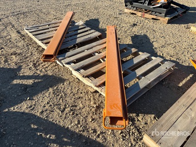 Quantity of (2) Pallets of 2025 Wolverine EX-66-78L&EX-66-84L 82 in Fork Extensions (Unused)