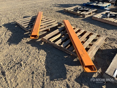Quantity of (2) Pallets of 2025 Wolverine EX-66-78L&EX-66-84L 76 in Fork Extensions (Unused)