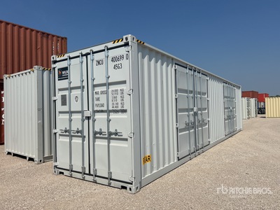 2025 40 ft High Cube Multi-Door Storage Container