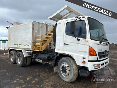 2007 Hino FM1J 13000 L 6x4 Water Truck (Inoperable)