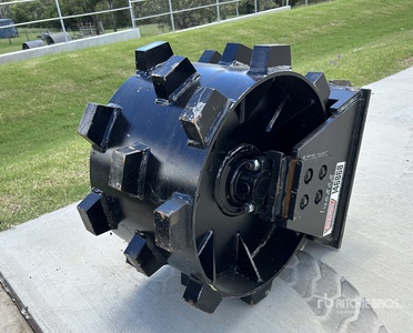 EXEQ 545 mm Q/C Excavator Compaction Wheel - Fits 3 ton (Unused)