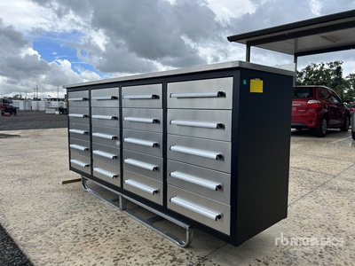 EXEQ 2200 mm 20-Drawer Ławka robocza (Unused)