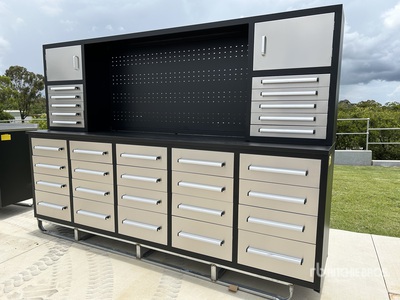EXEQ 2870 mm 30-Drawer Armoire à outils (Unused)