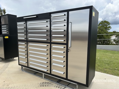EXEQ 2220 mm 35-Drawer Armoire à outils (Unused)