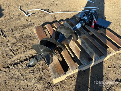 GIYI 12 in Mini Skid Steer Auger (Unused)