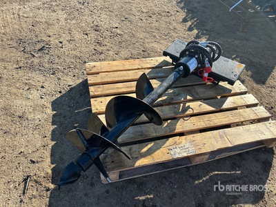 GIYI 12 in Mini Skid Steer Auger (Unused)