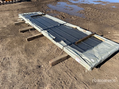 Quantity of (100) SKLP 12ft x 3ft Steel Siding (Unused)