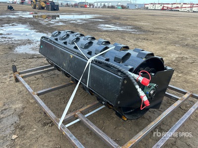 GIYI 58 in Padfoot Skid Steer Vibratory Roller (Unused)