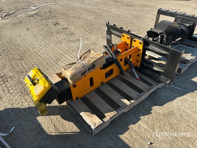 2025 GIYI GY-D680 Skid Steer Post Driver (Unused)