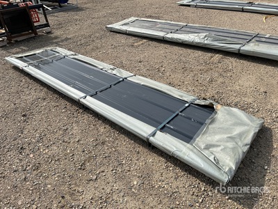 Quantity of (50) 2025 SKLP SKL50 12 Ft Galvalume Steel Sheets (Black) (Unused)